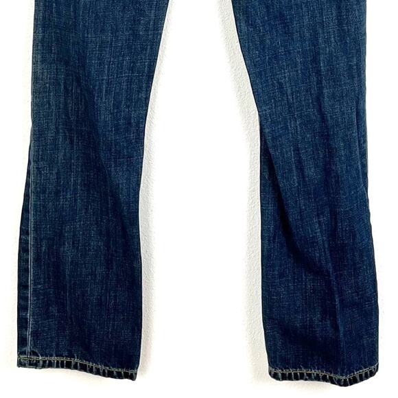 London Jean Distressed Straight Leg Jeans 8 - Picture 6 of 8